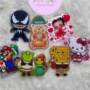 Cartoon character badge reels